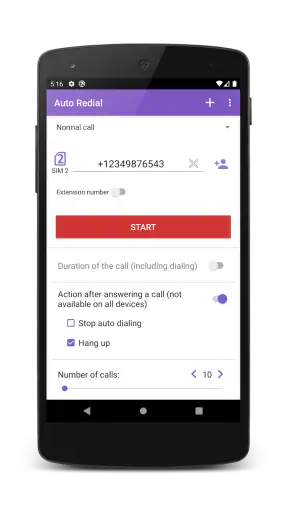 Auto Redial screenshot