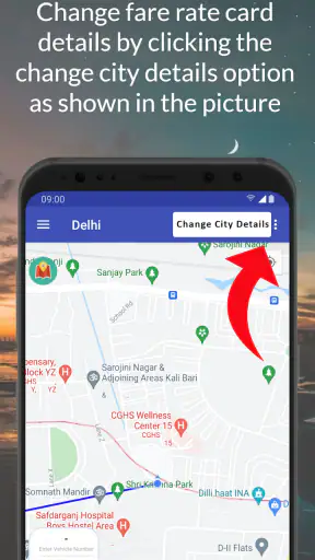 Auto Rickshaw Fare Calculator screenshot