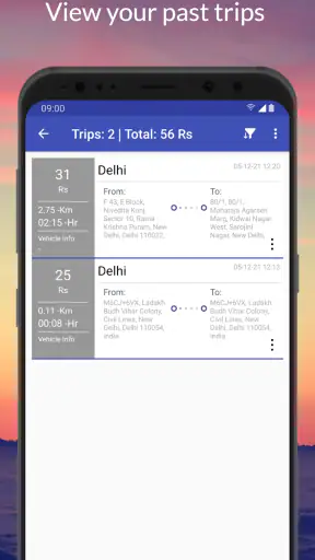 Auto Rickshaw Fare Calculator screenshot