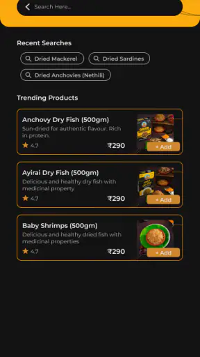Autokaaran Sea Foods screenshot
