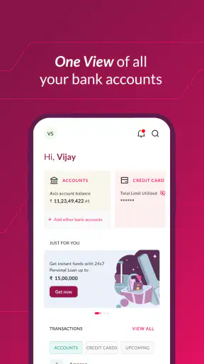 Axis Mobile: Pay, Invest & UPI screenshot