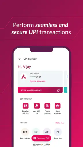 Axis Mobile: Pay, Invest & UPI screenshot