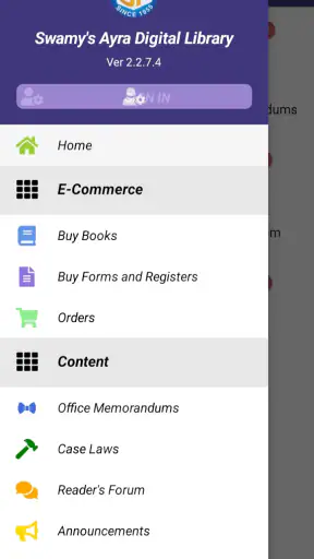 Ayra Digital Library screenshot