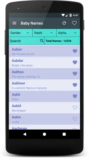 Baby Names screenshot