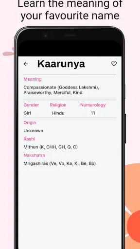 Baby Names - Indian baby names screenshot