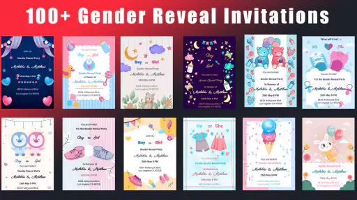 Baby Shower Invitation Card screenshot