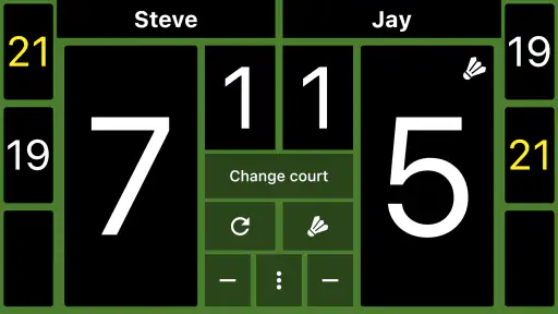 Badminton Scoreboard screenshot
