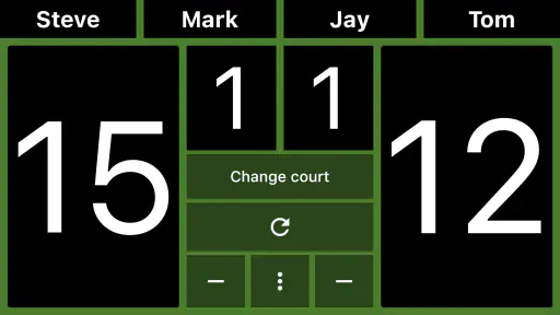 Badminton Scoreboard screenshot