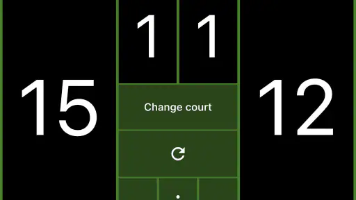 Badminton Scoreboard screenshot