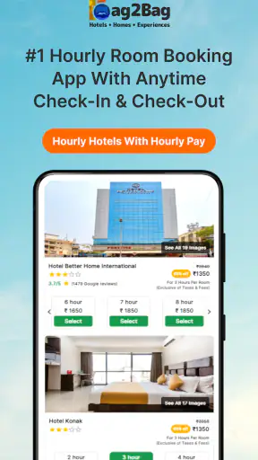 Bag2Bag: होटल बुकिंग ऐप screenshot