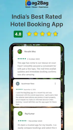 Bag2Bag: होटल बुकिंग ऐप screenshot