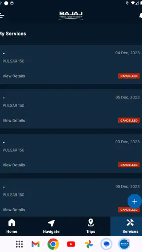 Bajaj Ride Connect screenshot