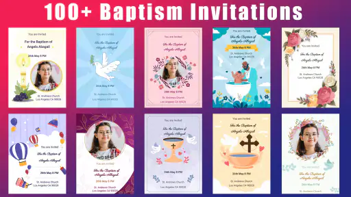 Baptism Communion Invitation screenshot