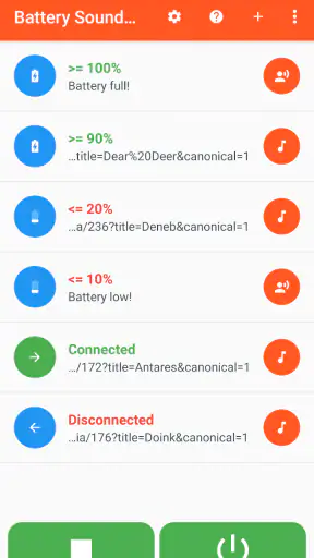 Battery Sound Notification screenshot