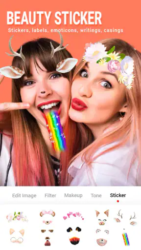 Beauty Plus Camera Face Makeup screenshot