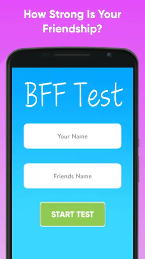 BFF Friendship Test screenshot