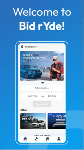 BidrYde - Self Drive Cars screenshot