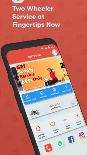 BikeFixup - Bike Service App screenshot