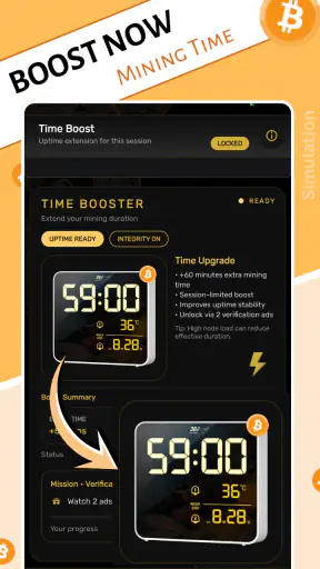 Bitcoin Mining Cloud BTC Miner screenshot