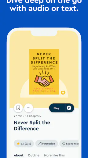 Blinkist: दैनिक सारांश screenshot