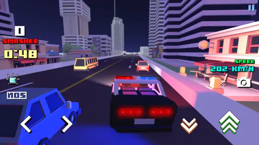 Blocky Car Racer - रेसिंग गेम screenshot