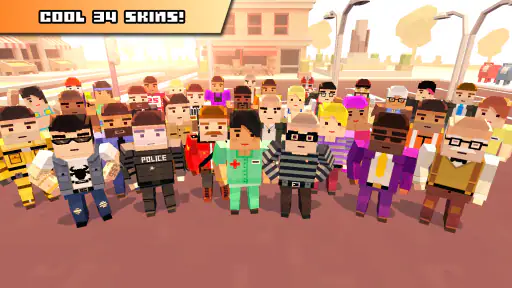 Blocky Car Racer - रेसिंग गेम screenshot