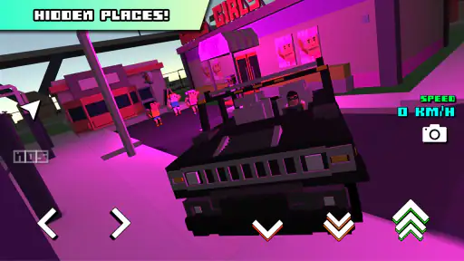 Blocky Car Racer - रेसिंग गेम screenshot