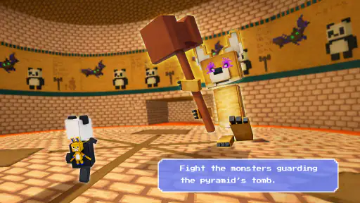 Blocky Quest: Panda Adventure screenshot
