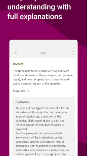 BMJ OnExam screenshot