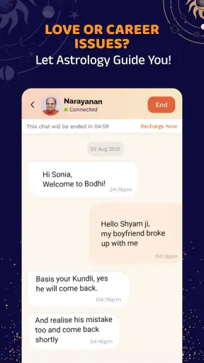 Bodhi: Astrology & Tarot Chat screenshot