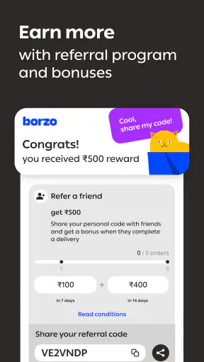 Borzo: Delivery Partner App screenshot