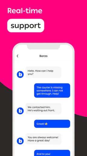 Borzo — कूरियर डिलीवरी एप screenshot