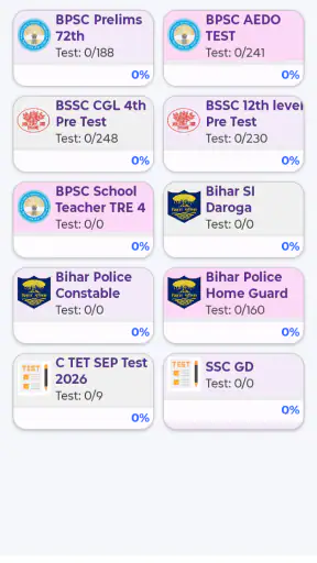 BPSC Mock Test 2026 PYQ screenshot