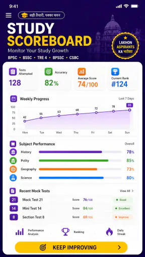 BPSC Mock Test 2026 PYQ screenshot