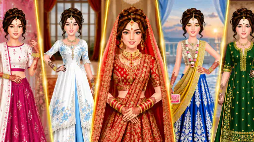 Bridal Wedding: DressUp Makeup screenshot