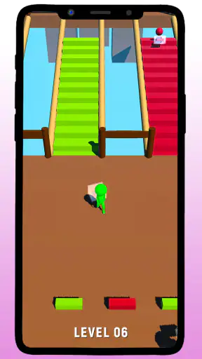 Bridge Build Runner Stair Rush screenshot