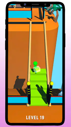 Bridge Build Runner Stair Rush screenshot