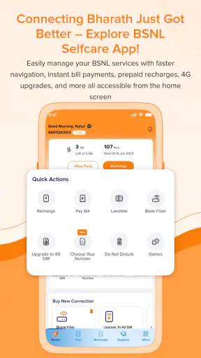 BSNL Selfcare screenshot