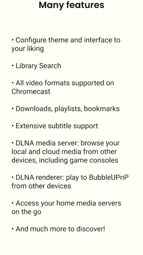 BubbleUPnP UPnP/DLNA License screenshot