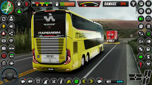 Bus Driving Coach Bus Sim 3D screenshot