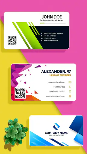 Business Card Maker screenshot