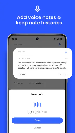 Business Card Scanner by Covve screenshot