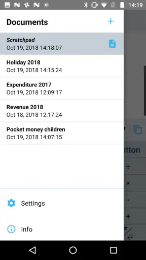 CalcTape Calculator with Tape screenshot