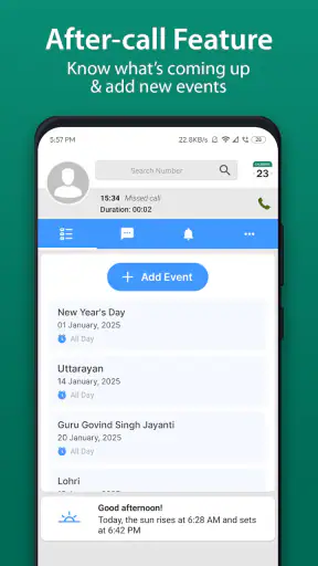 Calendar 2026 screenshot