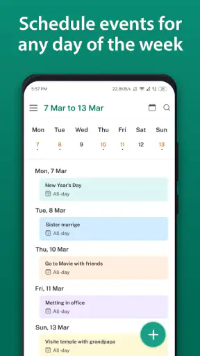 Calendar 2026 screenshot