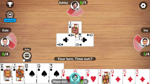 Callbreak Master 3- card game screenshot