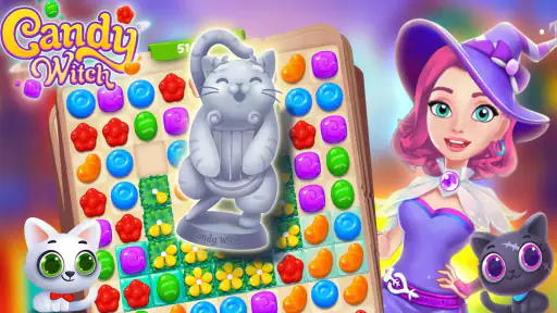 Candy Witch - Match 3 Puzzle screenshot