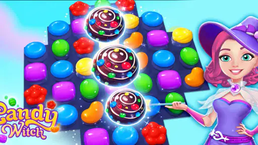 Candy Witch - Match 3 Puzzle screenshot