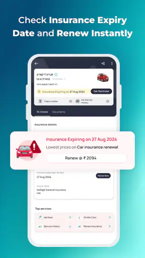 CarInfo - आरटीओ वाहन सूचना ऐप screenshot