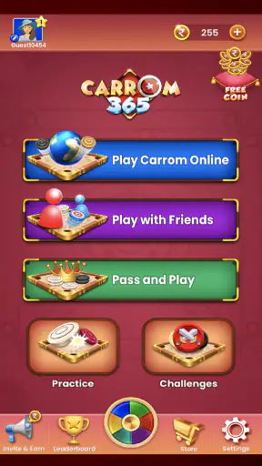 Carrom 365 Real Game screenshot